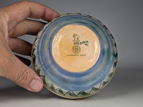 Antique c1930s Frank Brangwyn Ware Royal Doulton Handpainted Globular Vase - Picture 5 of 7