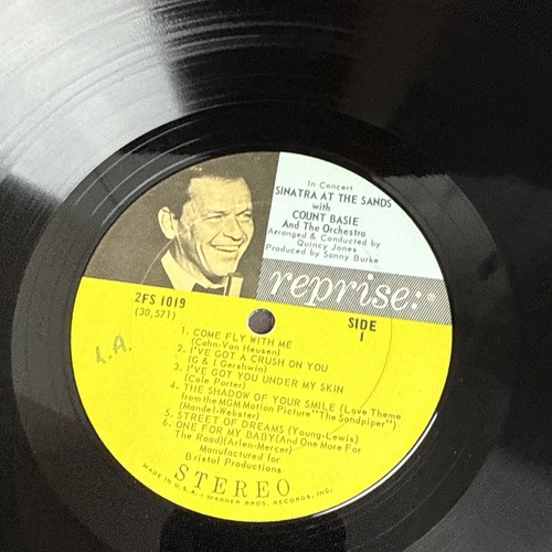 Frank Sinatra: Sinatra At The Sands –1966 Reprise Records 2FS 1019 Vtg 2LP Vinyl - Picture 12 of 24