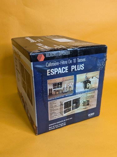 Vtg Black & Decker Spacemaker | DC850 | Coffee Maker | Clock Timer | SEALED NIB - Picture 4 of 11