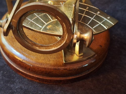 Vintage Maritim Kanone Sextant Modell Marine Schiffsinstrument - Bild 10 von 19