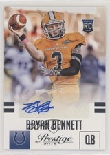 2015 Panini Prestige Rookie Signatures Bryan Bennett #213 Rookie Auto RC