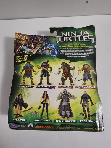 2014 Teenage Mutant Ninja Turtles April O’neil, Splinter, Leonardo TMNT Figuren - Bild 10 von 10