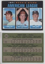 1971 Topps Stars Terry Cox Bill Gogolewski Gary Jones #559 Rookie RC