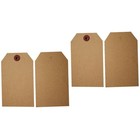  2 Count Kraftpapier Anhänger Papieranhänger Dekorative Etiketten