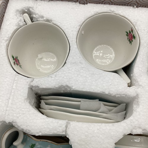 NUEVO BTaT- Juego de té floral tazas de té 8 oz té 38 oz crema y azúcar juego - Imagen 5 de 7
