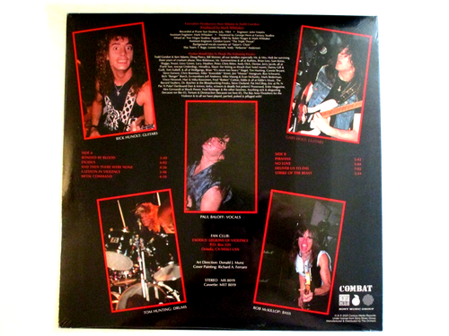 EXODUS BONDED BY BLOOD LP 40th Anniversary ONYX VINYL - Picture 2 of 2