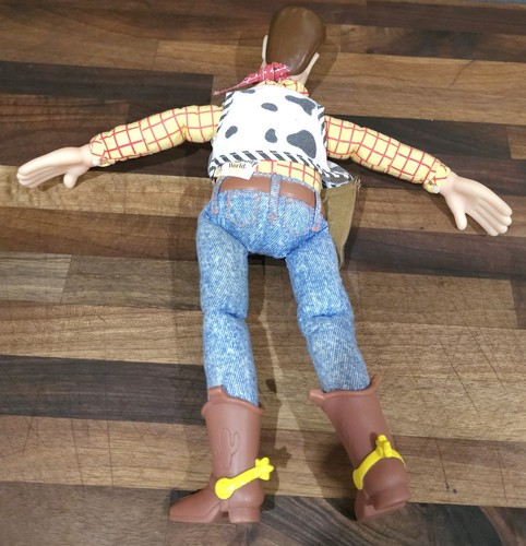 Vintage Walt Disney World Toy Story Woody Plush Figure Plastic Face Rare - Picture 13 of 15