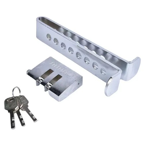 Kit Lucchetto Pedale Auto Clutch Antifurto Freno Blocchetto Volante - Foto 9 di 17