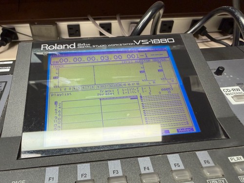 ROLAND VS-1880 24 BIT DIGITAL STUDIO WORKSTATION WORKING W/ POWER CABLE NICE - Picture 7 of 18