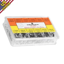 RH12 Waterproof Rubber O-ring Gasket for Watch Crown Assorted 12 Sizes