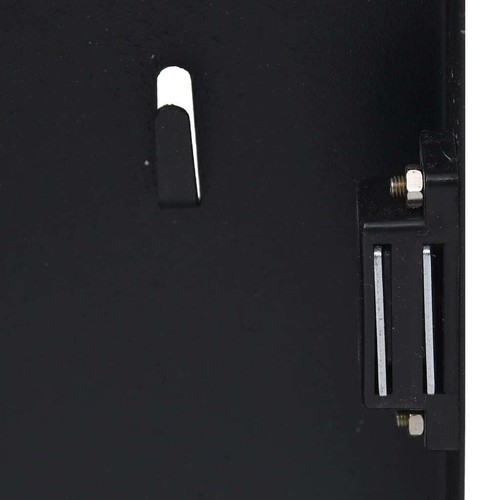 Key Box with Magnetic Board Black 11.8"x7.9"x1.6" - Picture 6 of 7
