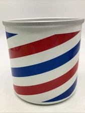 Used Aroma Red White and Blue 1.5 Quart Ice Cream Maker Freezer Bowl Only
