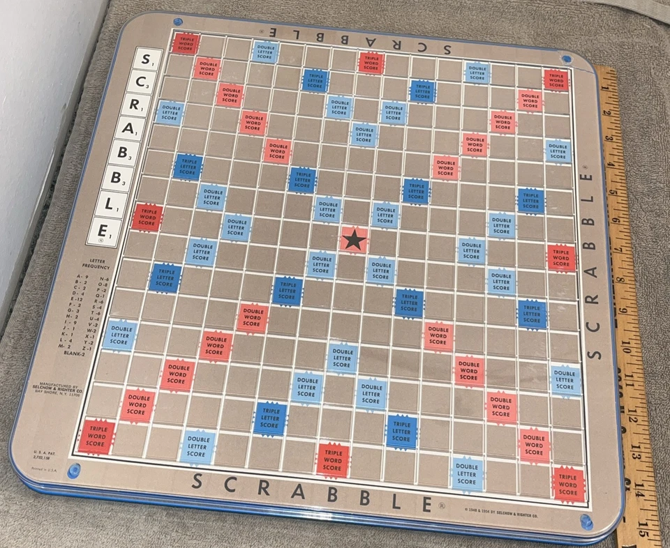 Peça de reposição Scrabble Deluxe edição toca-discos SOMENTE PLACA - Imagem 4 de 4