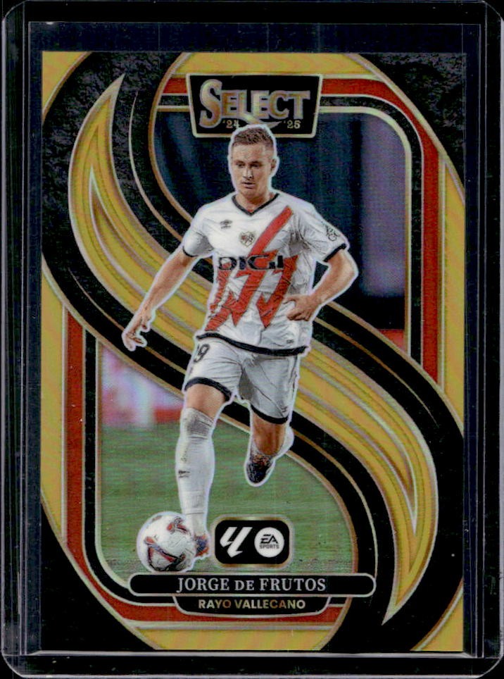 2024 Select La Liga Jorge de Frutos Gold Prizm Mezzanine #1/10