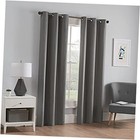  Microfiber Total Privacy Blackout Thermal 42"W x 63"L (Pack of 1) Smoke