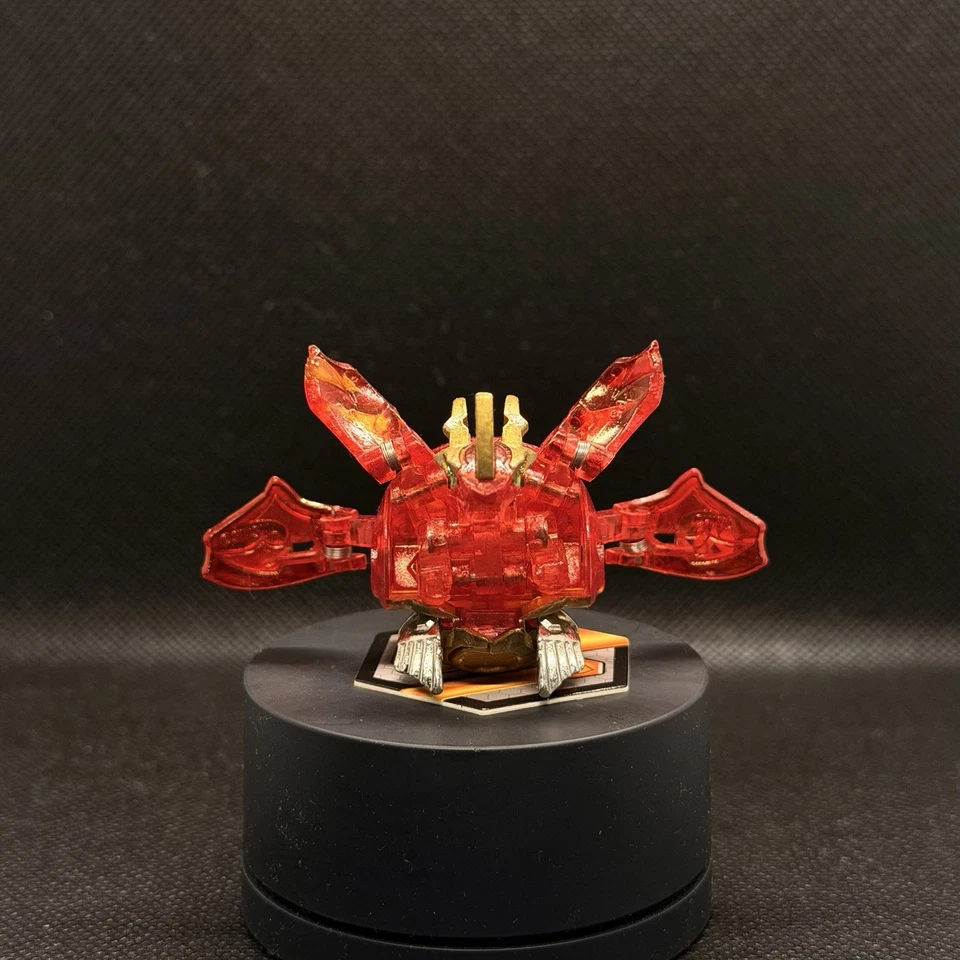 Bakugan Battle Brawlers Mutant Pyrus Mercury Dragonoid Translúcido REFUNDIDO + METALES Foto 4 de 4