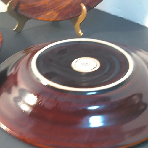 Sakura Port Of Call Tortoise Shell 3 Dinner Plates - Picture 16 of 24