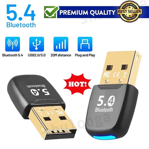 U-speed USB Bluetooth 5.4 Dongle Adapter for PC Speaker Wireless Mouse Keyboard