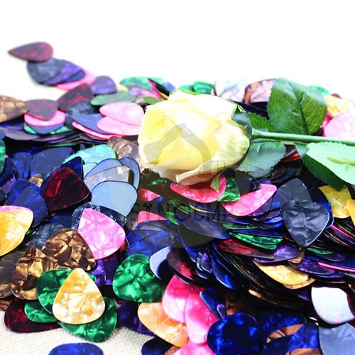 10PCS Guitar Picks Acoustic Electric Plectrums Assorted Colors Thin 0.46mm #254 - Bild 3 von 9