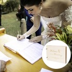  Ländliche Hochzeit Teilnahme Buch Party Supplies Gast Unterschrift Buch (40