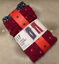Gap Women's 2-Pack Flannel Pajama Pants - Relaxed Fit - Medium