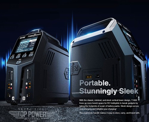 SKYRC T1000 RC Battery Charger for 1-6S Lipo Balance Charger/Discharger Maestro - Picture 20 of 32