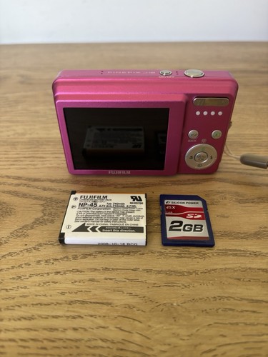 Cámara digital Fujifilm FinePix J12 10,0 MP - rosa - en caja - SD + más - ¡En muy buena condición! - Imagen 8 de 18