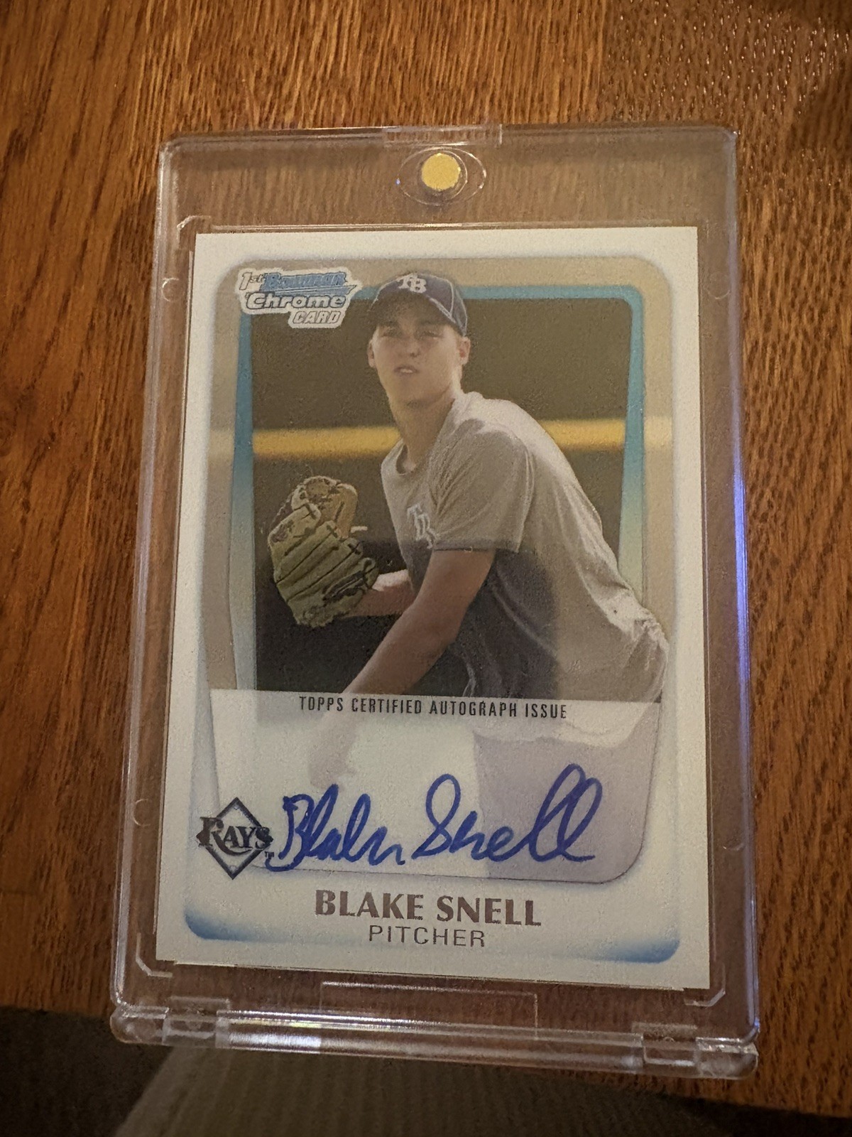 2011 Bowman Draft Chrome Prospects Auto Blake Snell #BCAP-BSN Auto