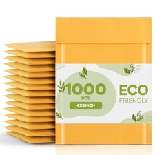 Kraft Paper Bubble Padded Envelopes Mailers Shipping Case 4 x 8 in 1000 Pieces