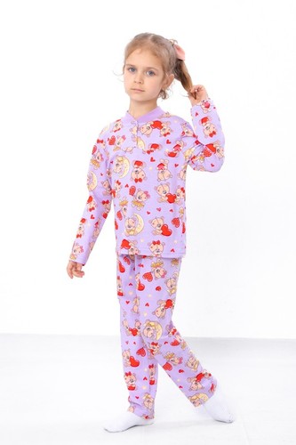Mädchen Pyjama Set - weicher Stoff & 2-Knopf Oberteil, jede Jahreszeit, Nosi svoe 6077-0... - Bild 1 von 6