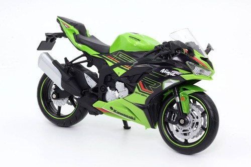 Doyusha Diecast Motorcycle 1/12 2023 Kawasaki Ninja ZX-6R Green Finished Product