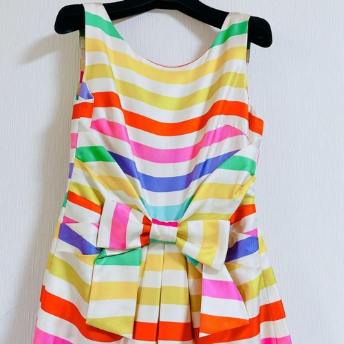 Kate Spade 100% Silk Dress Size 2Width 37, Shoulder width 33, Length 93, N2782 - Picture 13 of 24