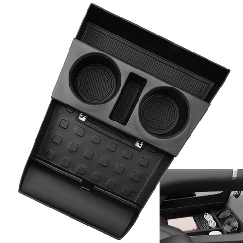 Avoid Clutter with Center Console Cup Holder Tray for Hyundai Santa Fe 2024+ - Picture 18 of 23