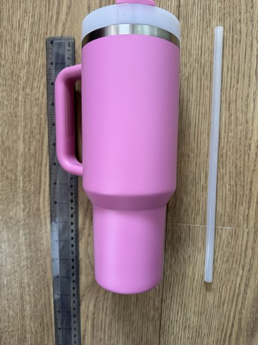 Stanley PINK PEONY 40 oz Quencher H2.0 Tumbler Authentic Limited Cup - Picture 2 of 6