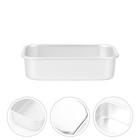 1 Stk. Aluminiumlegierung Kuchen Backform Rechteck Kuchenform Toastbox für