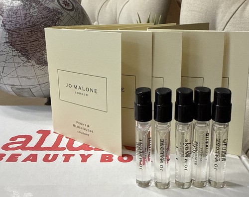 5Pcs Jo Malone London Peony & Blush Suede Cologne Sample Spray 1.5ml ea G1 O3 - Bild 1 von 4