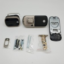Yale Security Deadbolt, Satin Nickel Keyless Non-Connected Entry Lock *READ*