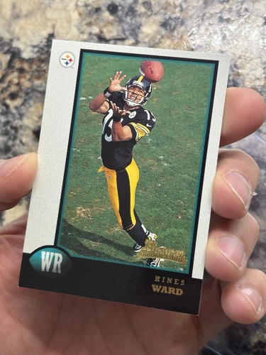 HINES WARD ROOKIE BOWMAN 1998 PITTSBURGH STEELERS RC #27 FOOTBALL CARD NM-MT - Picture 4 of 4