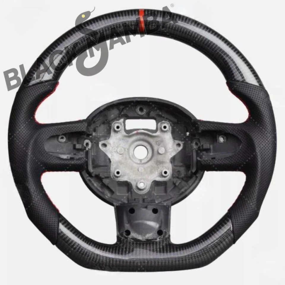 For Mini Cooper R55 R56 R60 JCW 2007 2008-2013 Carbon Fiber Steering Wheel - Imagem 3 de 4