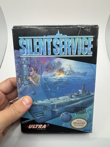 SILENT SERVICE (Nintendo NES 1989) Videospiel GETESTET mit Box CIB - Bild 6 von 11
