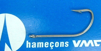10 VMC 8255-S SALZWASSER FLIEGENHAKEN Gr. 6 Meerforelle