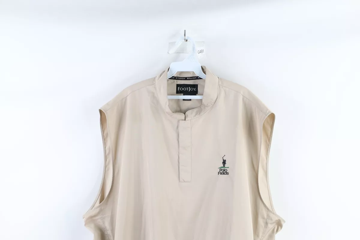 Sleeveless golf shop rain jacket
