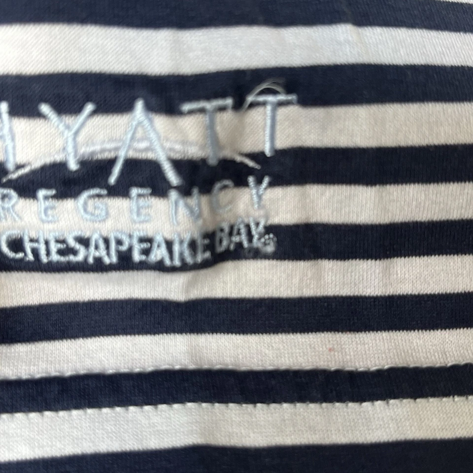 Buzz Off Men's Polo Shirt Oxford Golf Insect Shield Striped Black Golf Size L - Image 3 of 4