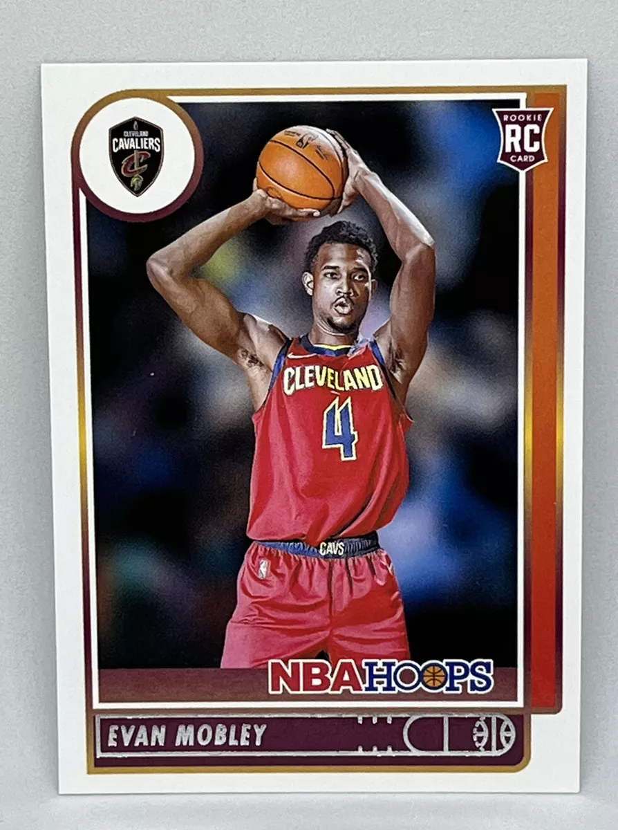 2021-22 PANINI NBA HOOPS EVAN MOBLEY ROOKIE RC #234 NM/M CLEVELAND CAVALIERS