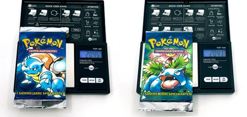 German Pokemon Base Set 1st Edition Blastoise & Venusaur Booster Packs Art Set 2