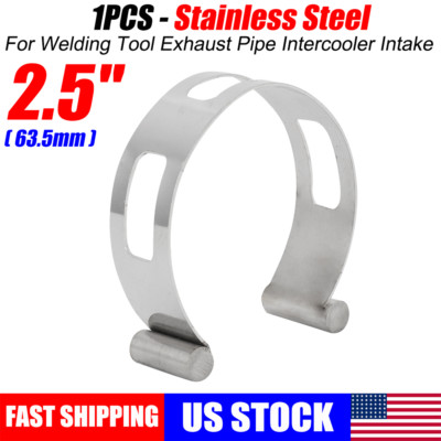 2.5'' Exhaust Intake Pipe Tacking Bands for welding/fabrication 2.5'' (63.5mm) US