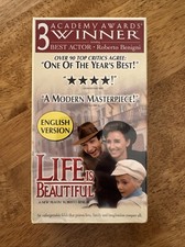 NEW - Life Is Beautiful (VHS, 1999, English Dubbed Release) Factory Sealed