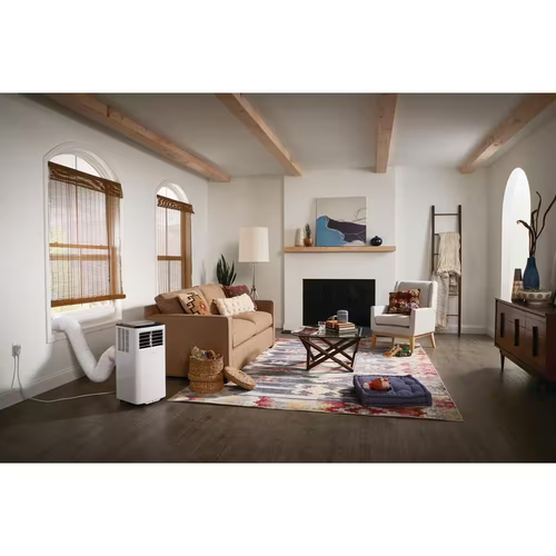 8,000 BTU Portable Air Conditioner Cools 150 Sq. Ft. in White - Picture 2 of 12