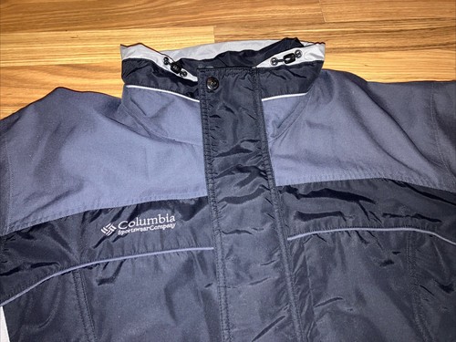 Columbia Core Interchange Black/Gray Light Weight Jacket Mens Large - Picture 2 of 6