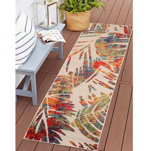 Alfombras o alfombra de corredor Leander moderna geométrica abstracta para interiores y exteriores - Imagen 25 de 68